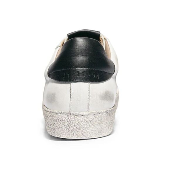 AllSaints White Sheer Low Top Lace-Up Cervo Shoes new without box - Picture 4 of 12